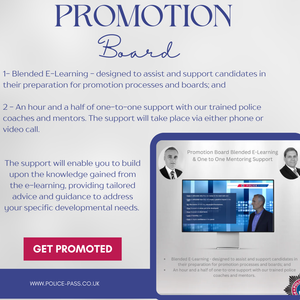 Promotion Board Blended E-Learning & One to One Mentoring Support