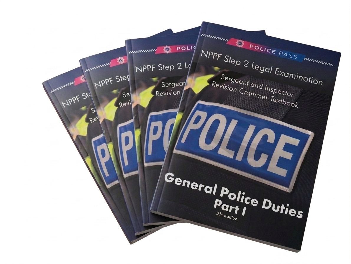 NPPF STEP 2 SERGEANT & INSPECTOR – 4 VOLUME REVISION CRAMMER TEXTBOOKS