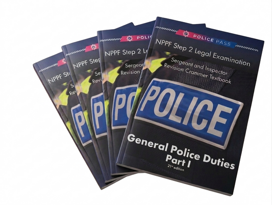 NPPF STEP 2 SERGEANT & INSPECTOR – 4 VOLUME REVISION CRAMMER TEXTBOOKS