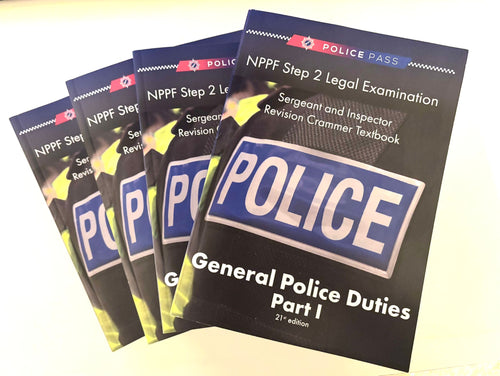 NPPF STEP 2 SERGEANT & INSPECTOR – 4 VOLUME REVISION CRAMMER TEXTBOOKS