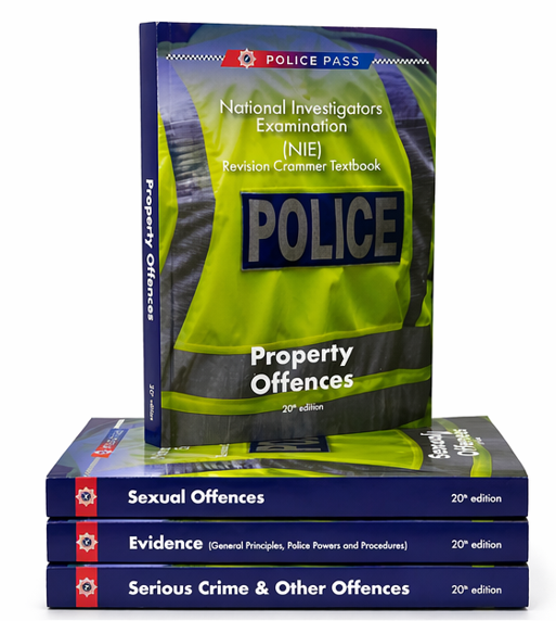 NATIONAL INVESTIGATORS EXAMINATION (NIE) – 4 VOLUME REVISION CRAMMER TEXTBOOKS